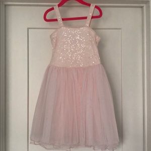 Pale pink Abercrombie sequin dress